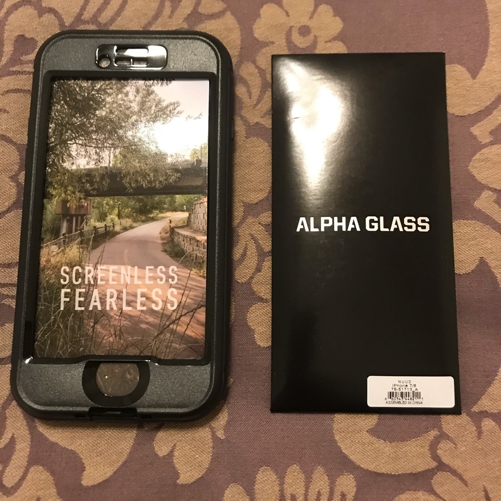 Lifeproof Nuud Case w/ Alpha Glass iPhone 7/8 NWOT